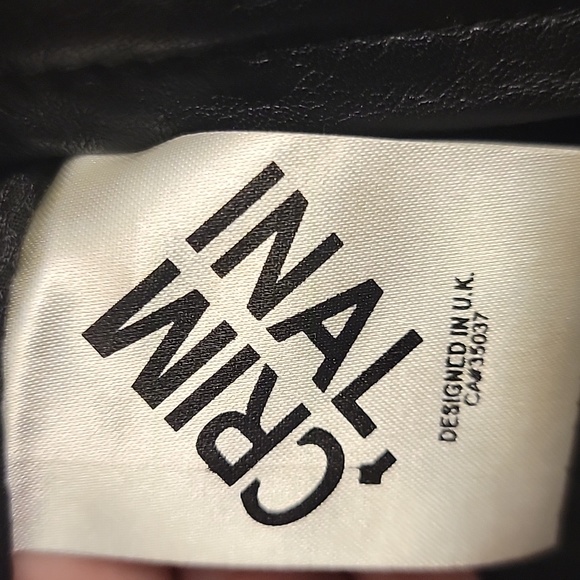 LIFER BRAND - CRIMINAL | LEATHER JACKET | LARGE - Picture 4 of 5